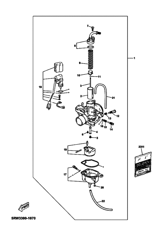 Carburetor assy