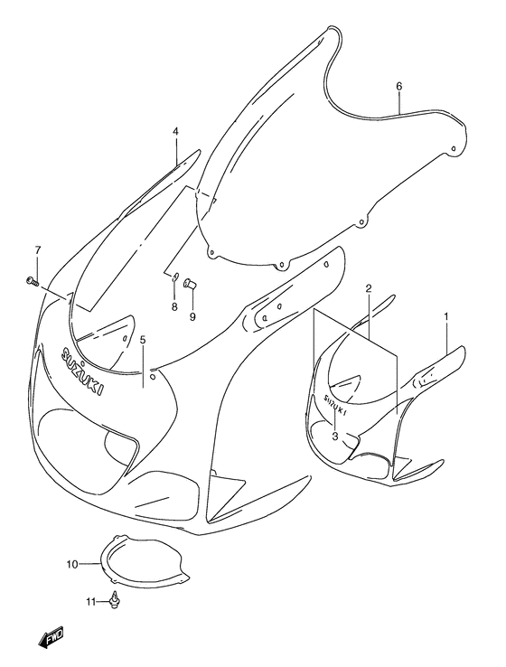Cowling body