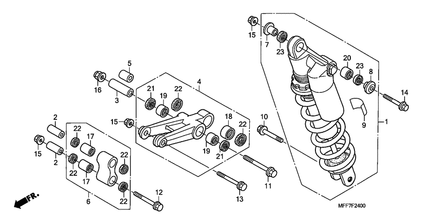 Rear cushion