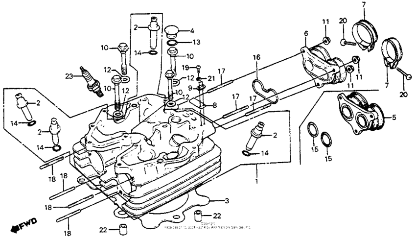 Cylinder head 83-84