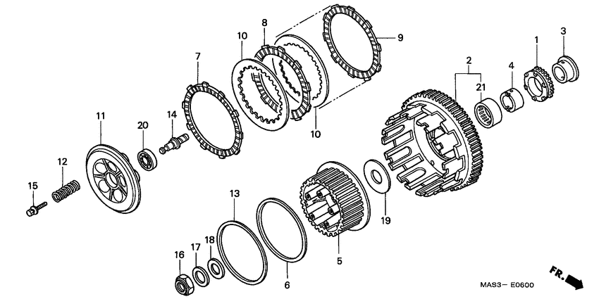CBR900RR Бендикс