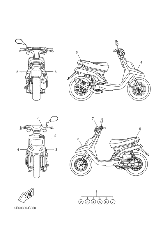 CW50L Graphic & emblem