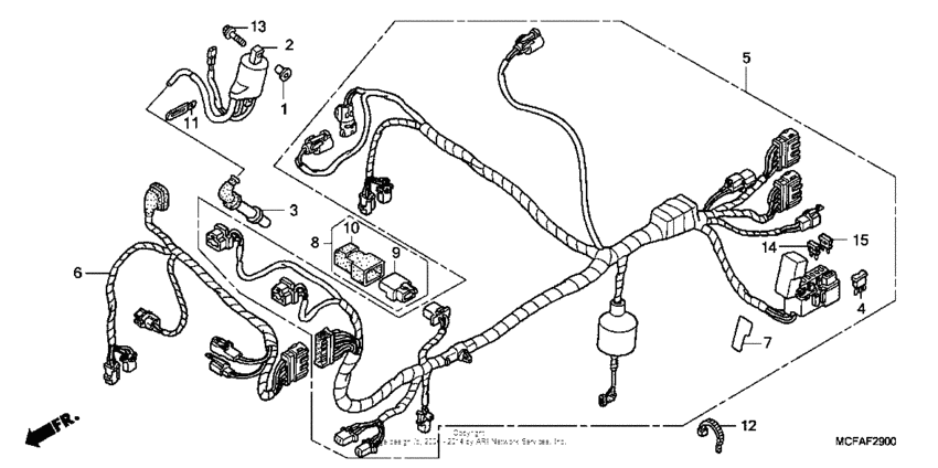 Wire harness (fr.)