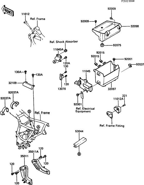 ZG1000 Короб для АКБ