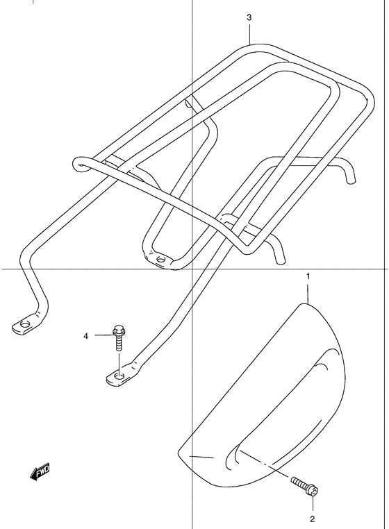 AZ50 Багажник