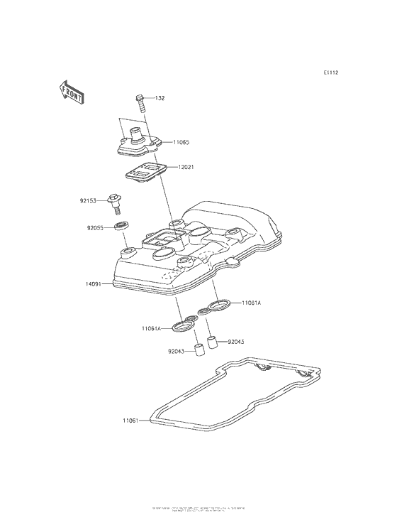 EX300 Крышка головки цилиндров