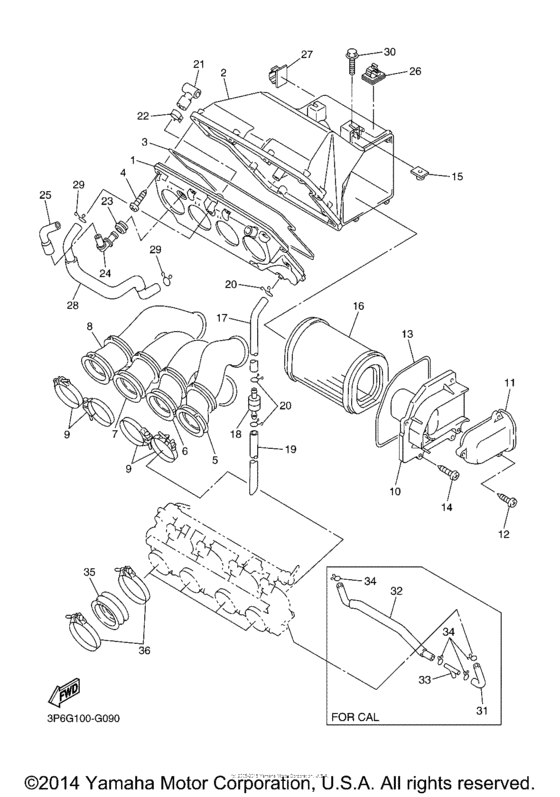 FJR13AEYCG Впускная система