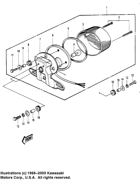 Taillight unit ass`y