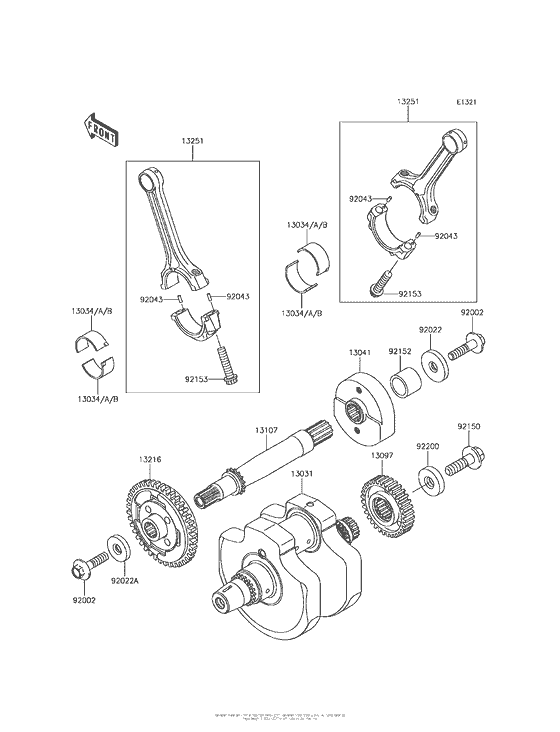 VN900 Коленвал