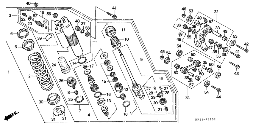 Rear cushion