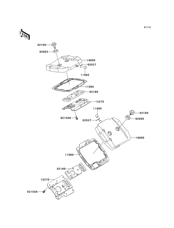 VN400 Крышка головки цилиндров