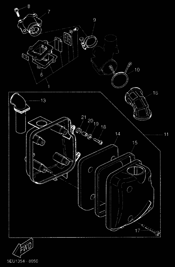 YH50 Впускная система