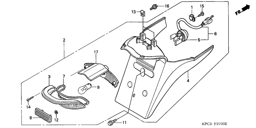 Taillight unit ass`y