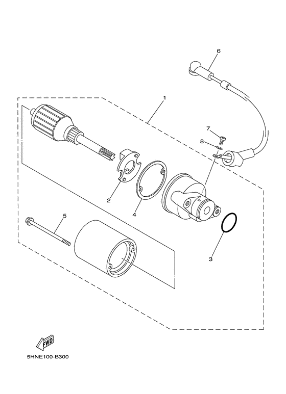 TTR90EV Стартер
