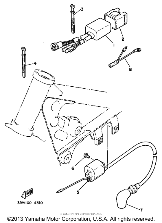 YZ125N Электрика