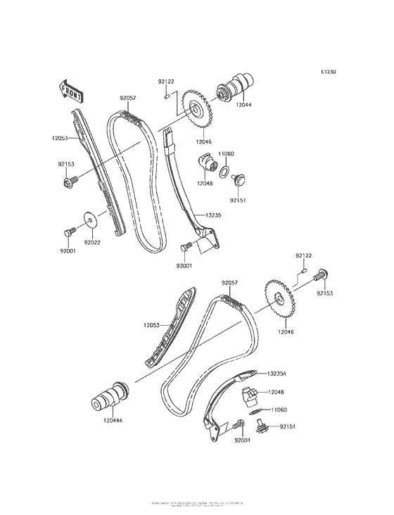VN900 Распред вал