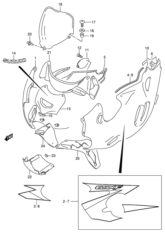 Cowling body