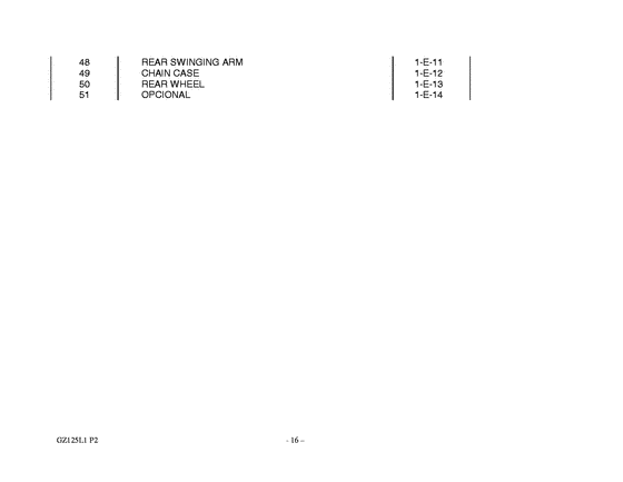 GZ125 Catalog preface
