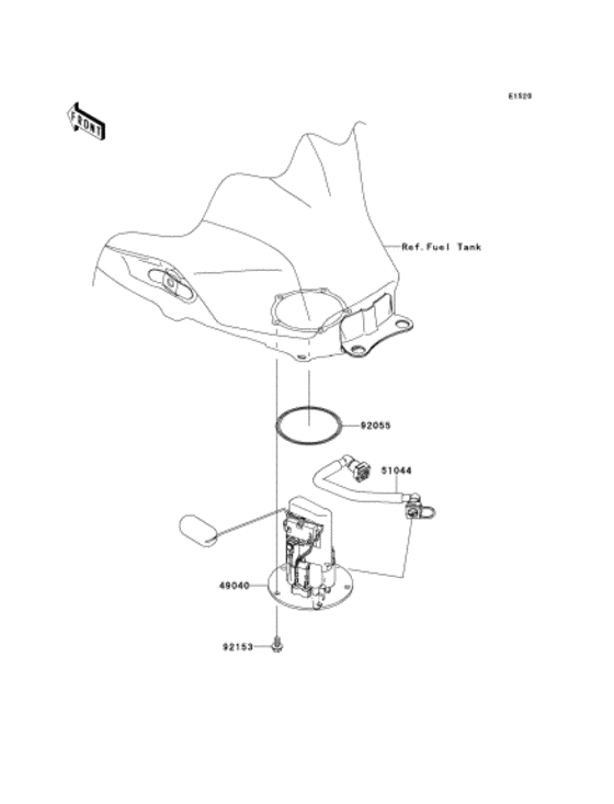 EX250 Топливный насос