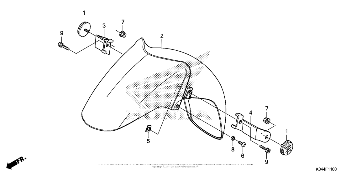 NSS300 Переднее крыло