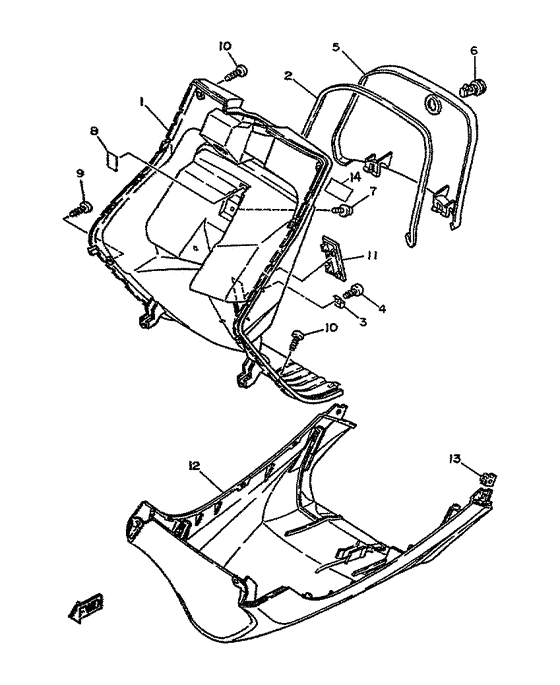 YA50R Ветровое стекло