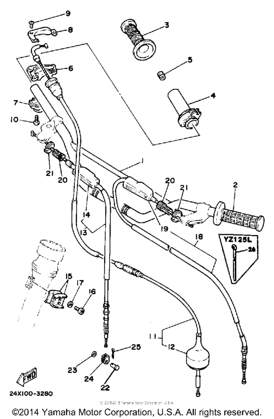Handlebar-cable