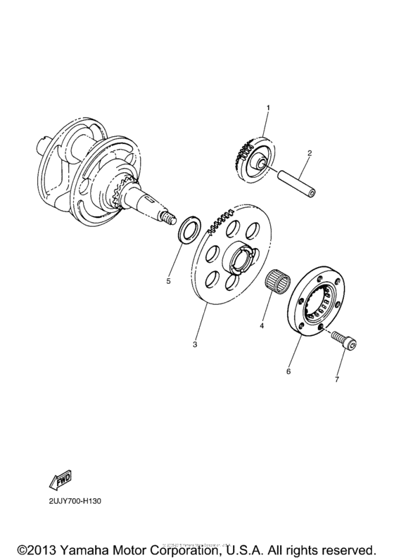 XV250BCB Муфта стартера
