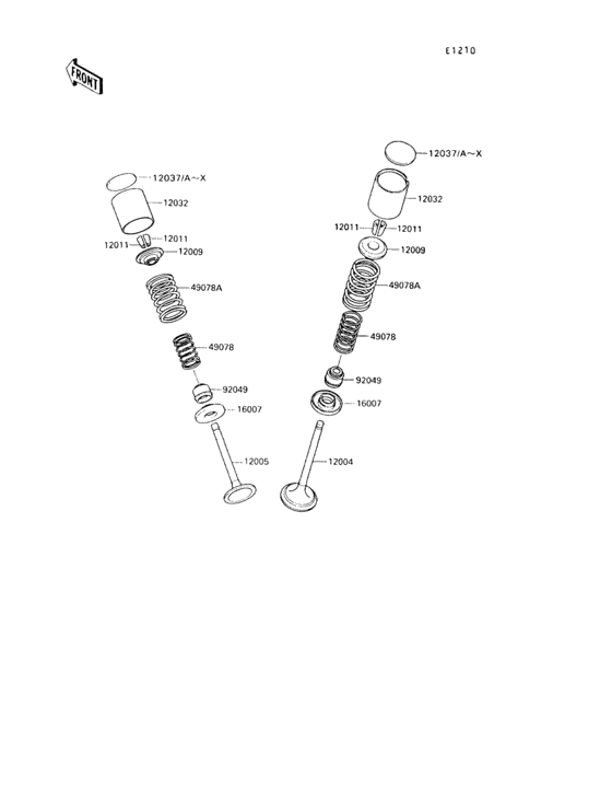 KL650 Клапана