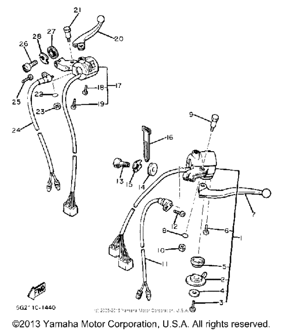 Handle switch-lever