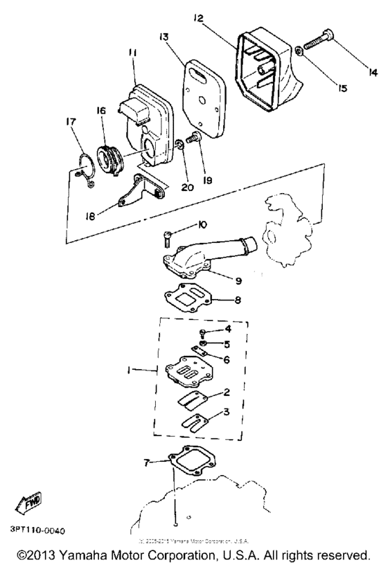 PW50A Воздушный фильтр
