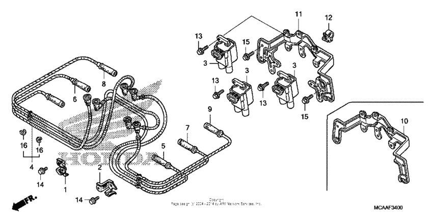 GL1800 Ignition coil (gl1800 / a'05)