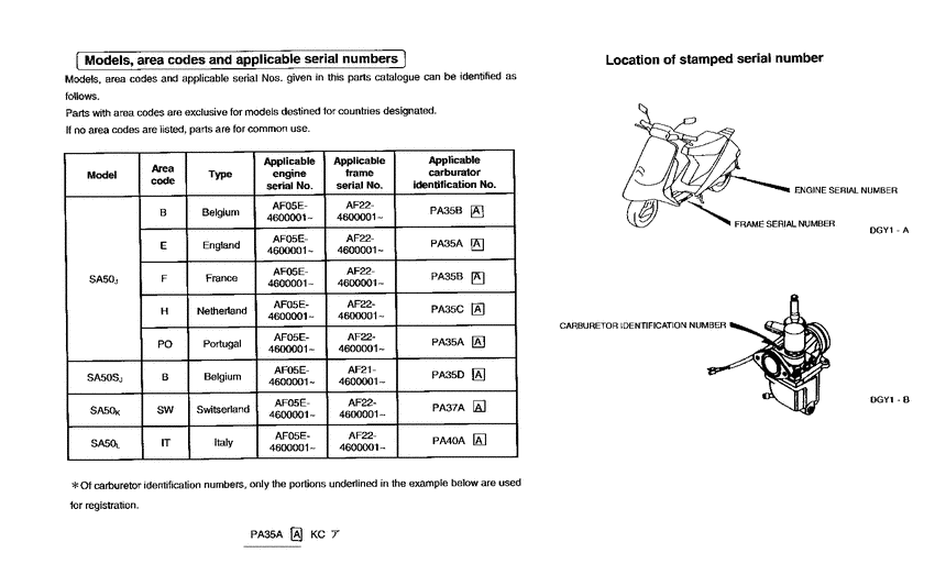 SA50 *Applicable serial numbers