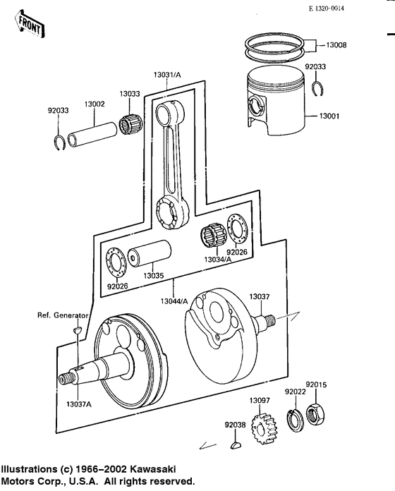 Crankshaft/piston