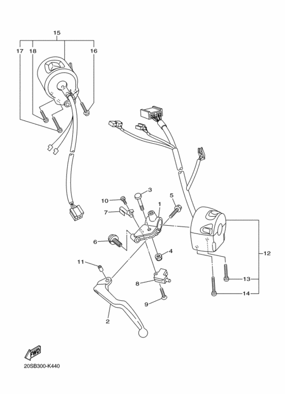 Handle switch & lever