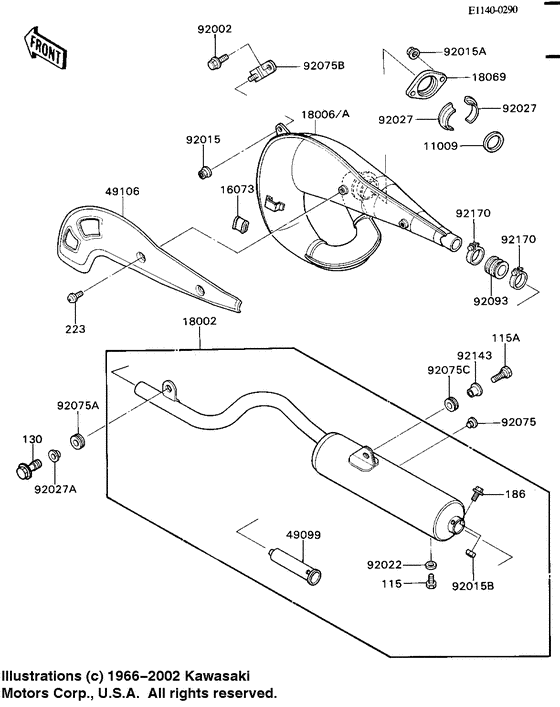 Muffler comp