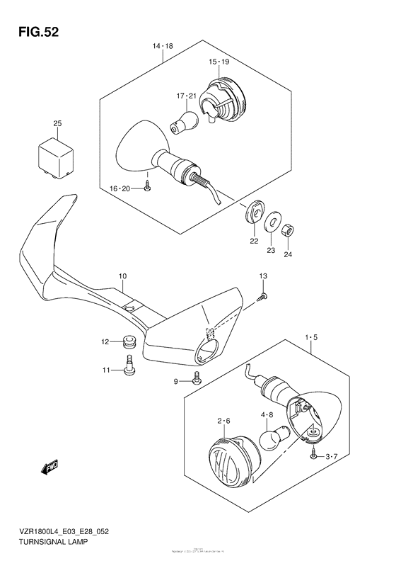Turnsignal Lamp (Vzr1800Zl4 E28)