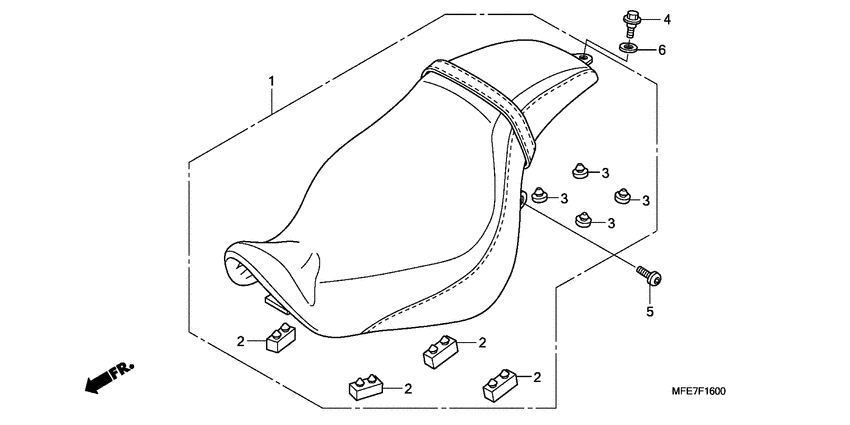 VT750C2F Пружина