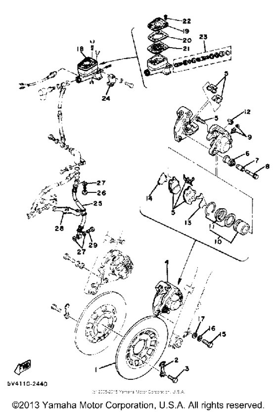 Double disc brake