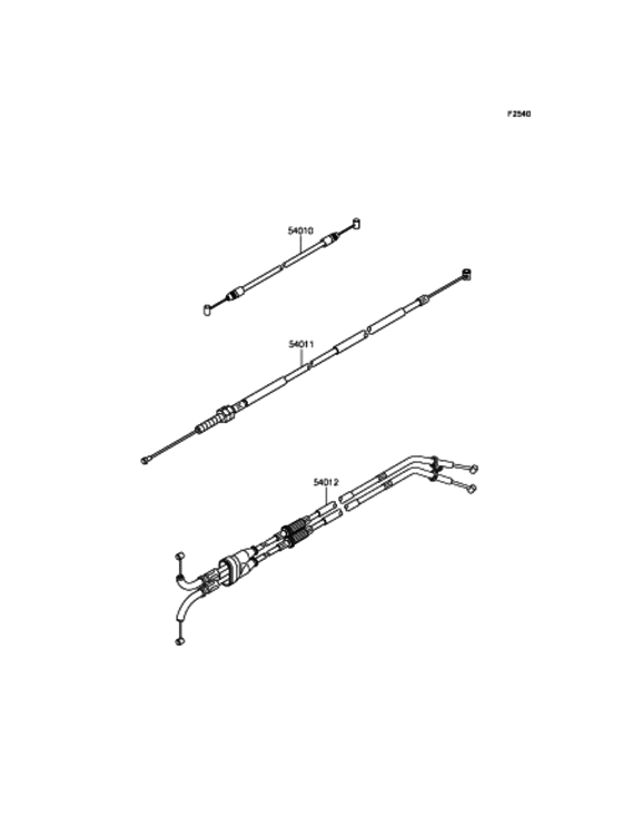 ZX1000 Тросы управления