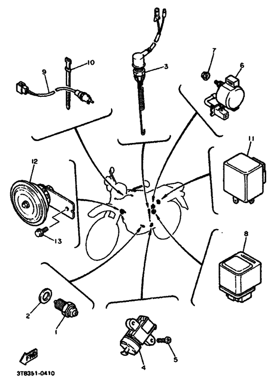 XT600E Equipo electrico