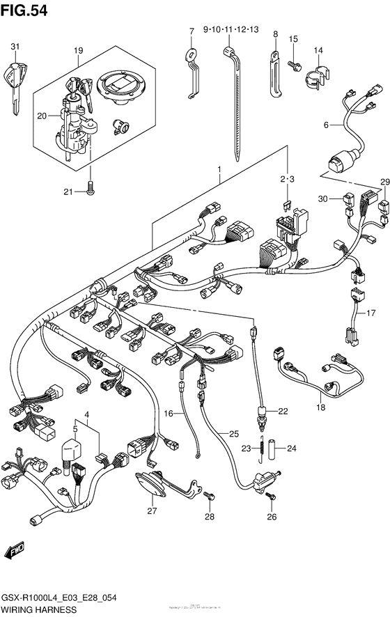 Wiring Harness (Gsx-R1000L4 E33)