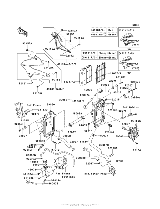 Radiator (T9F/taf)