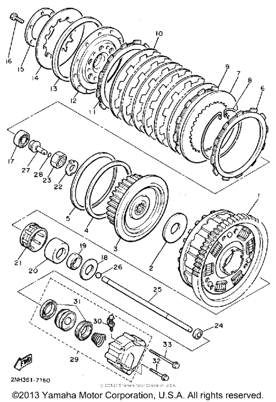 FJ1200BC Сцепление