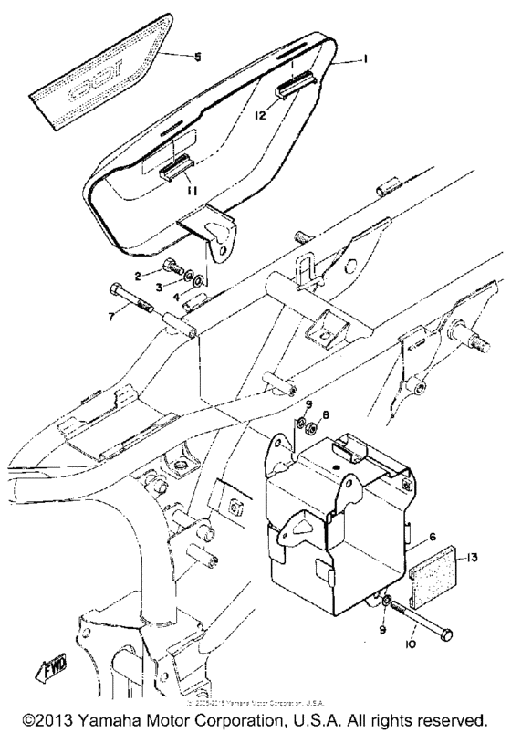 Side cover - box