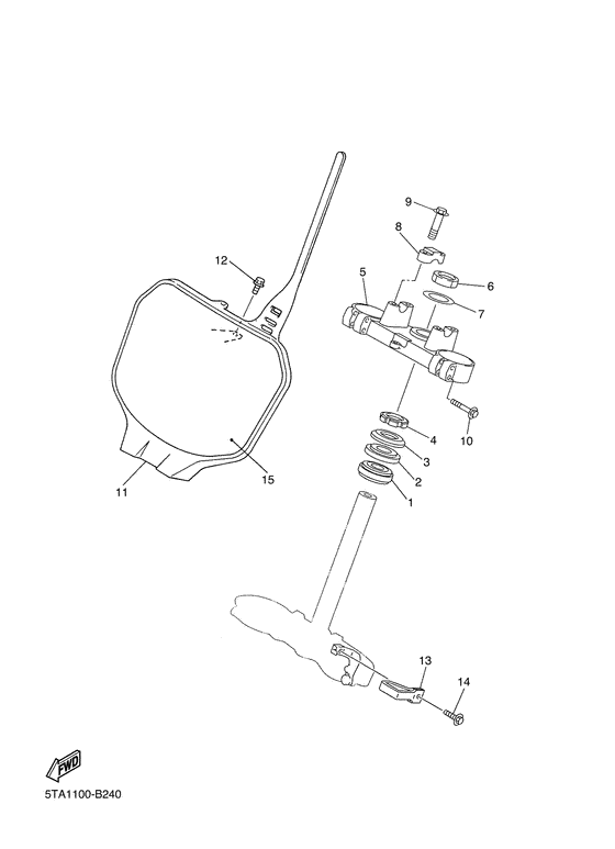 YZ250F Управление