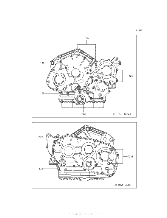 VN900 Болты крепления картера