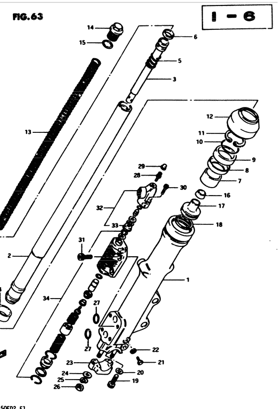 Front left damper