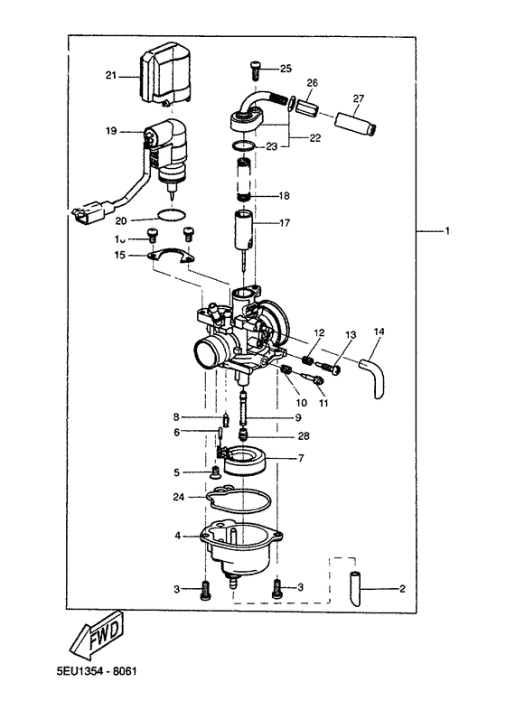 YH50 Карбюратор