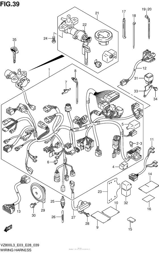 Wiring Harness (Vz800L3 E03)