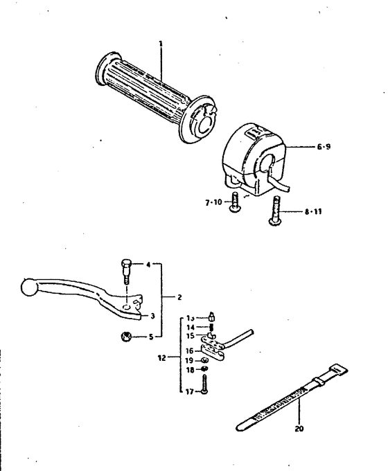 Right handle switch